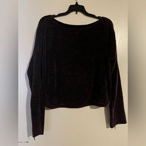 Garage Dark Purple Knit Sweater